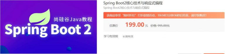 尚硅谷Java教程：Spring Boot2核心技术与响应式编程
