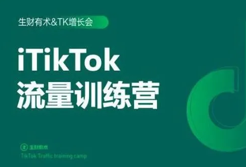 【TikTok】TikTok流量增长训练营：基础操作+涨粉+运营+导流闭环